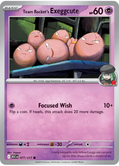 Team Rocket’s Exeggcute