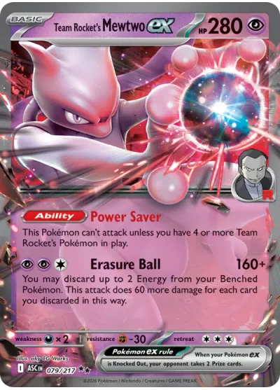 Team Rocket’s Mewtwo ex