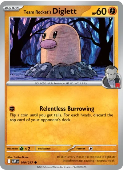 Team Rocket’s Diglett