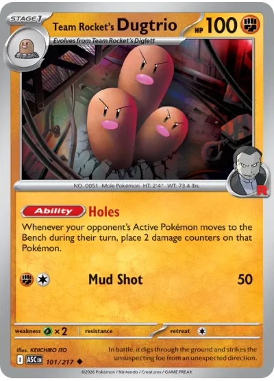 Team Rocket’s Dugtrio
