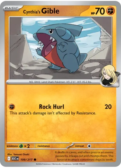Cynthia’s Gible