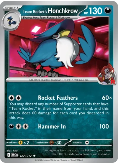 Team Rocket’s Honchkrow