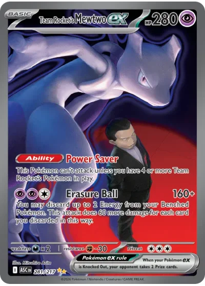 Team Rocket’s Mewtwo ex